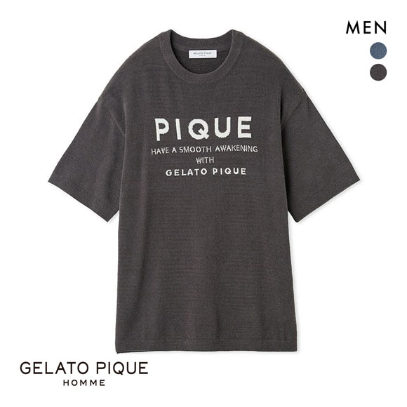 ジェラートピケ オム メンズ スムーズィーliteプルオーバー ジェラピケ パジャマ ルームウェア gelato pique HOMME