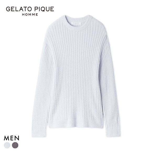 ジェラートピケ オム メンズ 調温スムーズィープルオーバー ジェラピケ パジャマ ルームウェア gelato pique HOMME