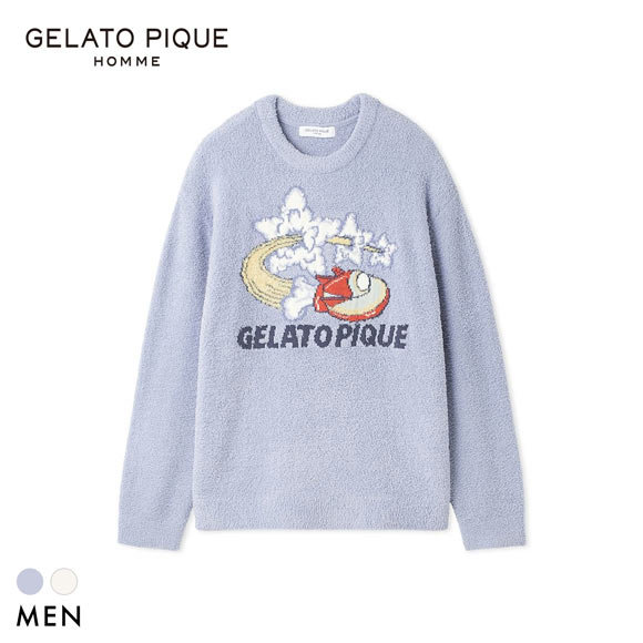 ジェラートピケ オム メンズ ベビモコスペースシッププルオーバー ジェラピケ パジャマ ルームウェア gelato pique HOMME
