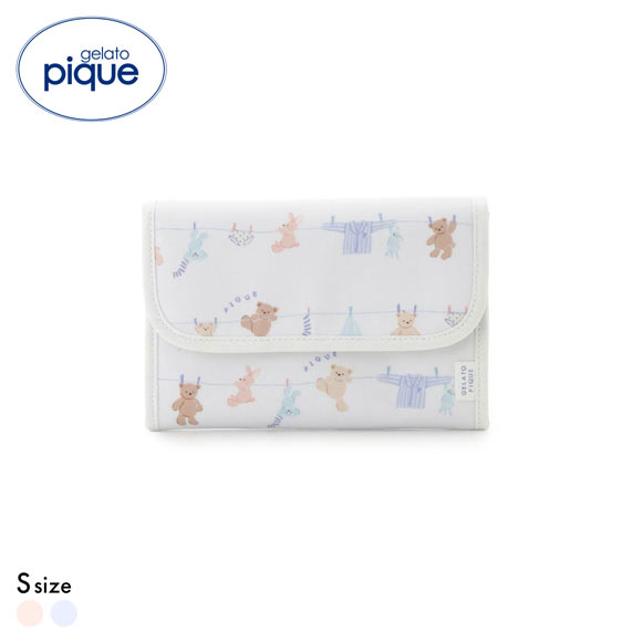 ジェラートピケ ウォッシングアニマル柄母子手帳ケースS ジャバラ ジェラピケ gelato pique ジェラピケ