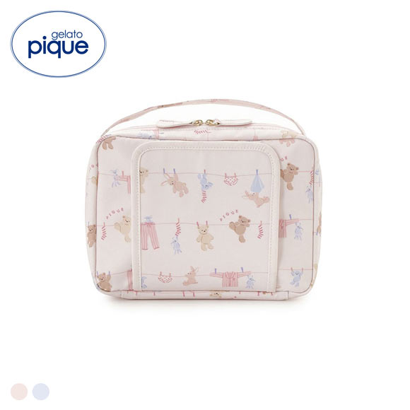 ジェラートピケ ウォッシングアニマル柄おむつポーチ ジェラピケ gelato pique ジェラピケ