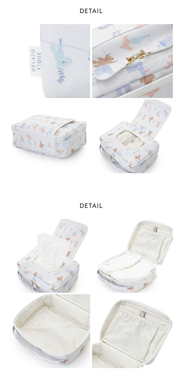 ジェラートピケ ウォッシングアニマル柄おむつポーチ ジェラピケ gelato pique ジェラピケ