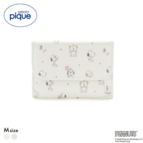 ジェラートピケ キッズアンドベイビー gelato pique PEANUTS PUPPIES トイボックス柄母子手帳ケースM ジェラピケ スヌーピー