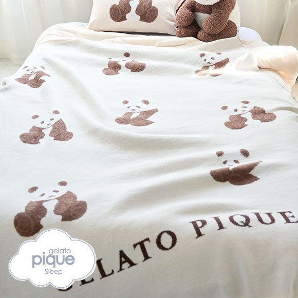 ジェラートピケ スリープ パンダジャガードマルチカバー ジェラピケ gelato pique Sleep