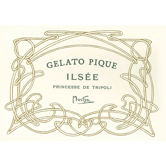 ジェラートピケ スリープ MUCHA リリー柄ピローケース ジェラピケ ミュシャ gelato pique Sleep