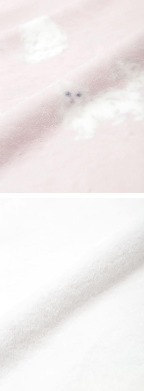 ジェラートピケ スリープ CAT柄コットン毛布 ジェラピケ gelato pique Sleep