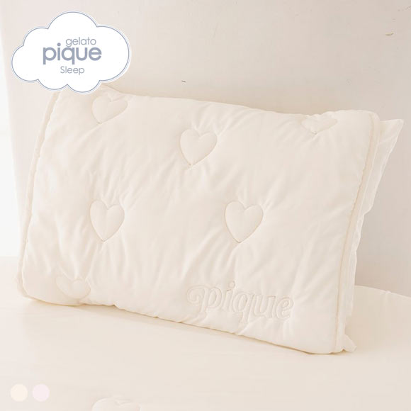 ジェラートピケ スリープ ハートロゴピローパッド ジェラピケ gelato pique Sleep