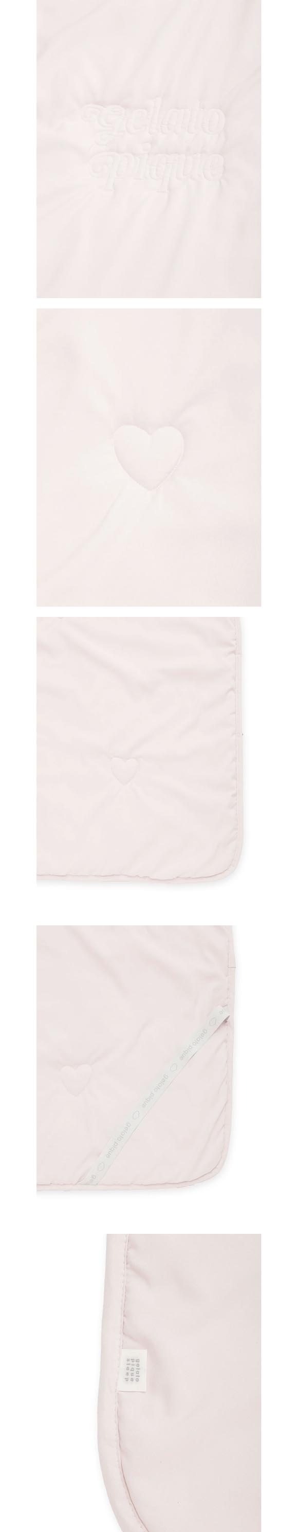 ジェラートピケ スリープ ハートロゴ 敷きパッド(ダブル) ジェラピケ gelato pique Sleep