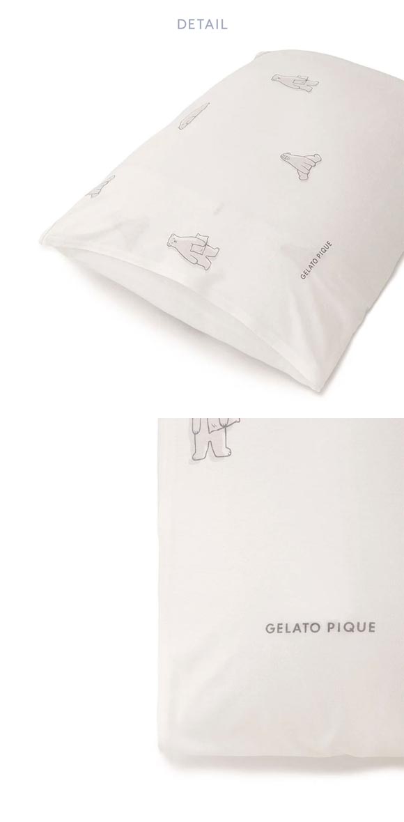 ジェラートピケ スリープ IFMC. 総柄プリントピローケース ジェラピケ gelato pique Sleep