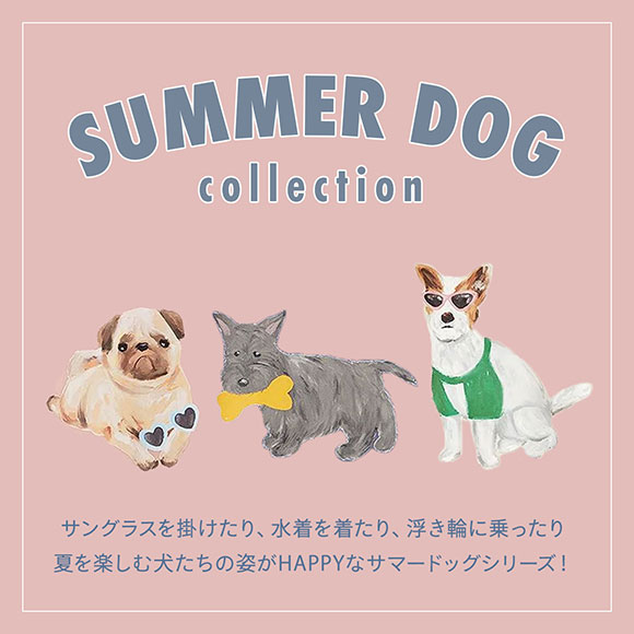 ジェラートピケ ユニセックス SUMMER DOG総柄ハーフパンツ ジェラピケ ルームウェア gelato pique UNISEX