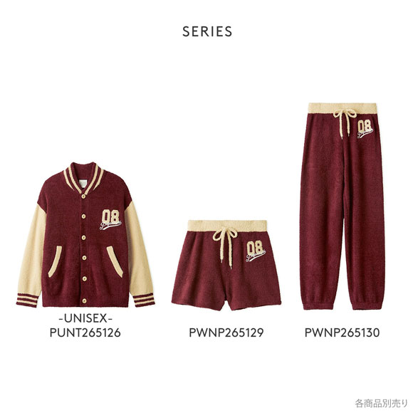ジェラートピケ UNISEX ベビモコスポーティジャガードブルゾン ジェラピケ パジャマ ルームウェア gelato pique ユニセックス