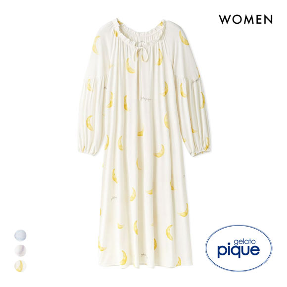 ジェラートピケ レディース モチーフ3柄ワンピース ジェラピケ パジャマ ルームウェア gelato pique