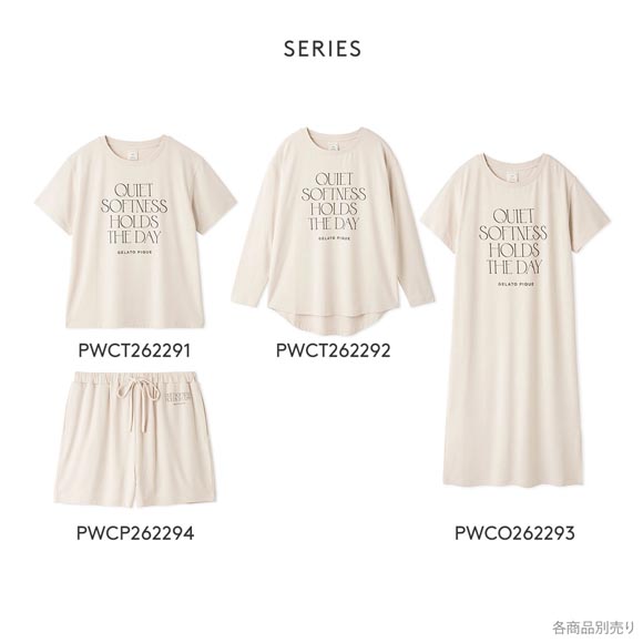 ジェラートピケ レディース 接触冷感 レーヨンロゴワンピース ジェラピケ パジャマ ルームウェア gelato pique