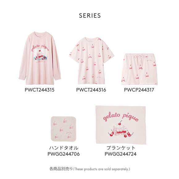 ジェラートピケ gelato pique レディース HIGH CALORIE柄 ショートパンツ ジェラピケ パジャマ ルームウェア