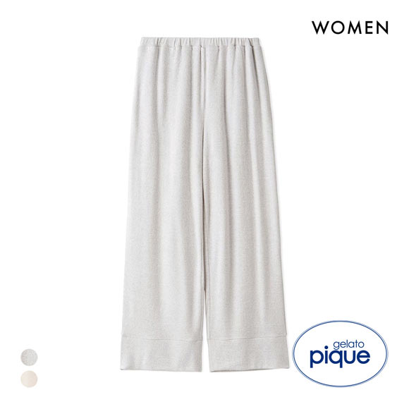 ジェラートピケ レディース スノーロングパンツ ジェラピケ パジャマ ルームウェア gelato pique