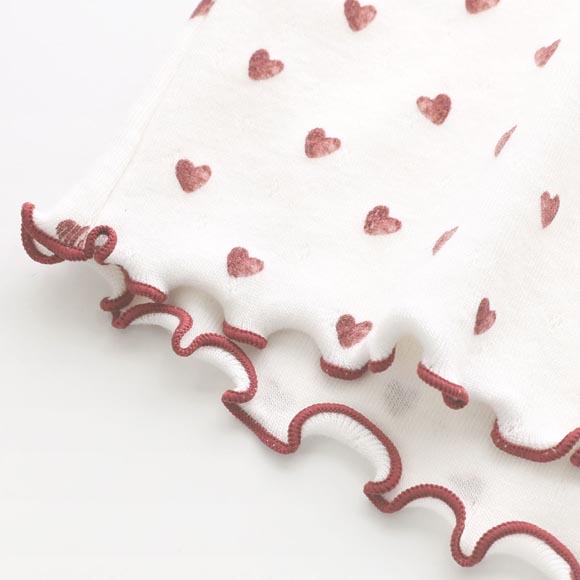 ジェラートピケ レディース 針抜きハート柄ショートパンツ ジェラピケ パジャマ ルームウェア gelato pique