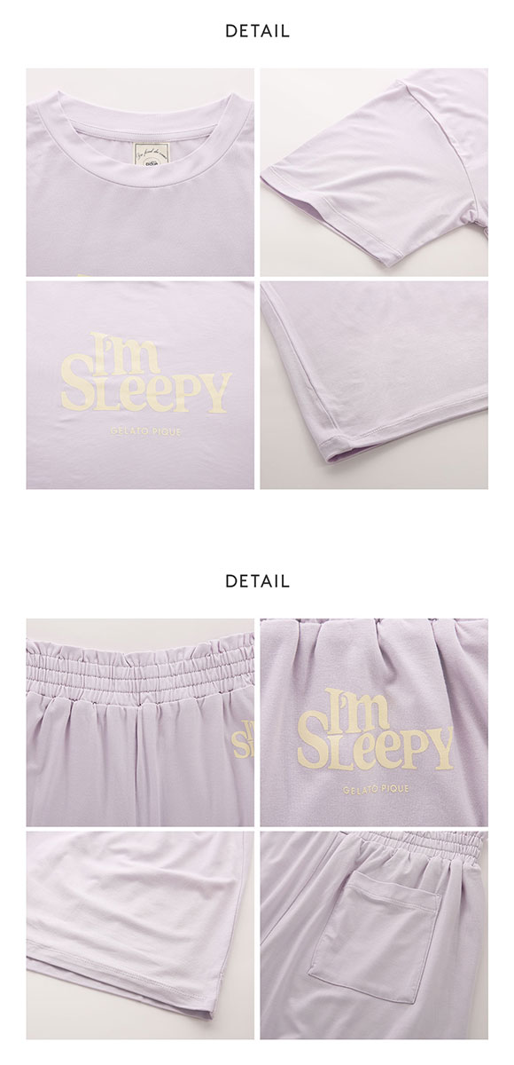 ジェラートピケ レディース カラフルレーヨンロゴBIGTシャツ&ショートパンツセット ジェラピケ パジャマ ルームウェア gelato pique