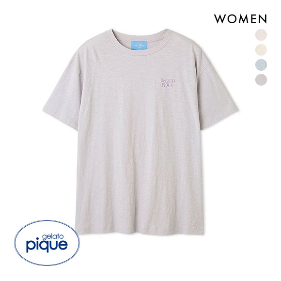 ジェラートピケ レディース COOL COLLECTION 接触冷感 ICEワンポイントビッグTシャツ ジェラピケ パジャマ gelato pique