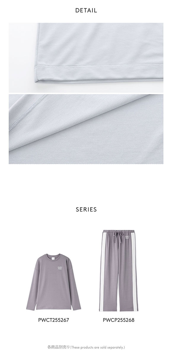 ジェラートピケ レディース インレイロゴロンT ジェラピケ パジャマ ルームウェア gelato pique