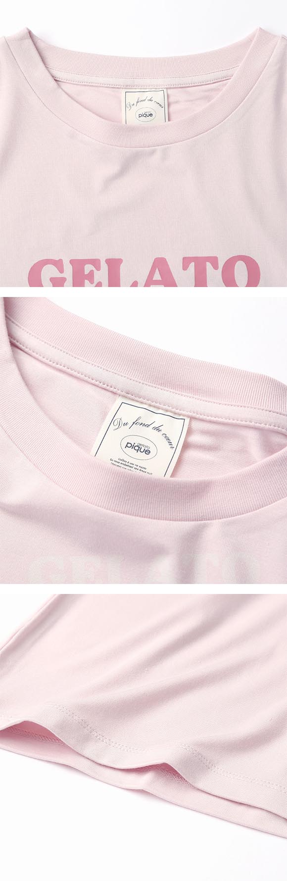 ジェラートピケ レディース ドッグワンポイントTシャツ ジェラピケ パジャマ ルームウェア gelato pique