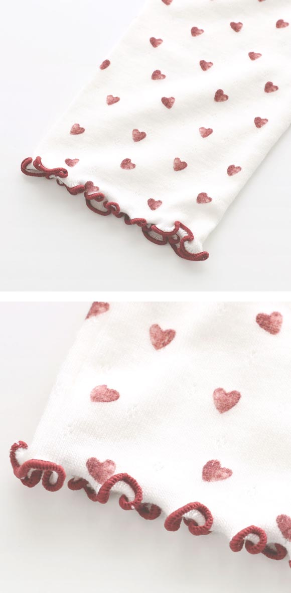 ジェラートピケ レディース 針抜きハート柄プルオーバー ジェラピケ パジャマ ルームウェア gelato pique