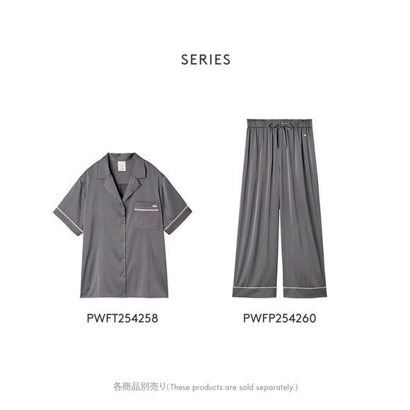 ジェラートピケ レディース 接触冷感サテンラインロングパンツ ジェラピケ パジャマ ルームウェア gelato pique