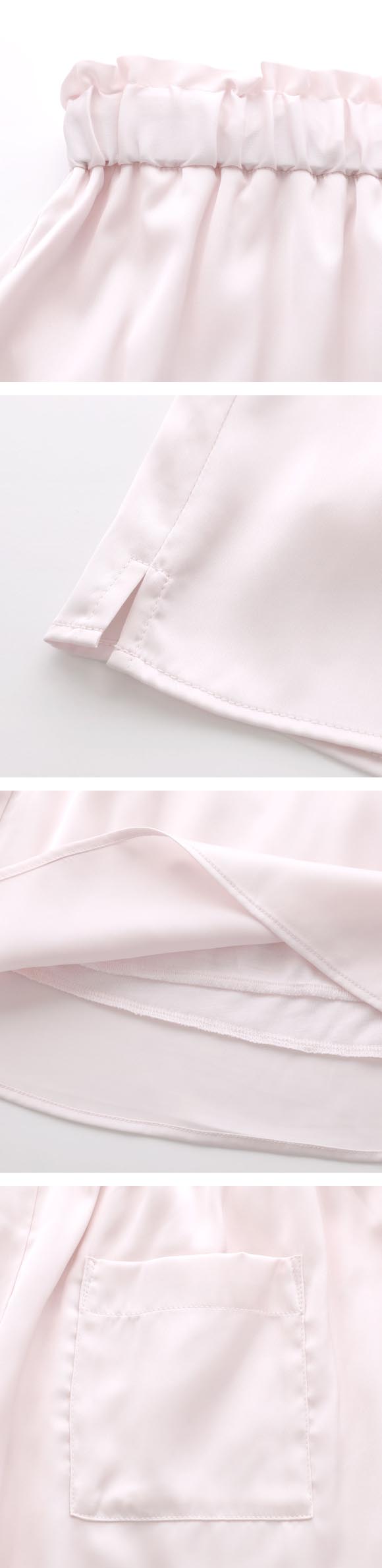 ジェラートピケ レディース サテンショートパンツ ジェラピケ パジャマ ルームウェア gelato pique