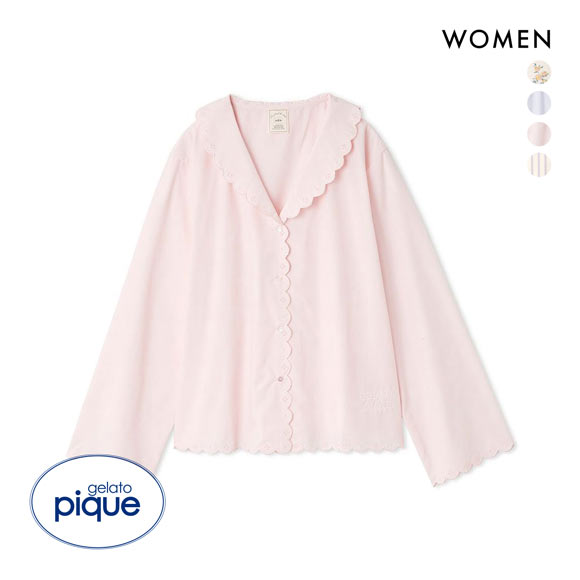 ジェラートピケ レディース バリエーションシャツ ジェラピケ パジャマ ルームウェア gelato pique