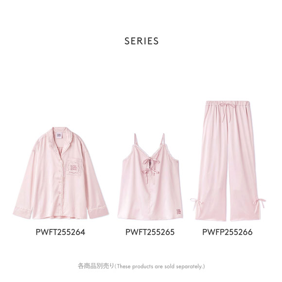 ジェラートピケ レディース レースサテンシャツ ジェラピケ パジャマ ルームウェア gelato pique HOLIDAY