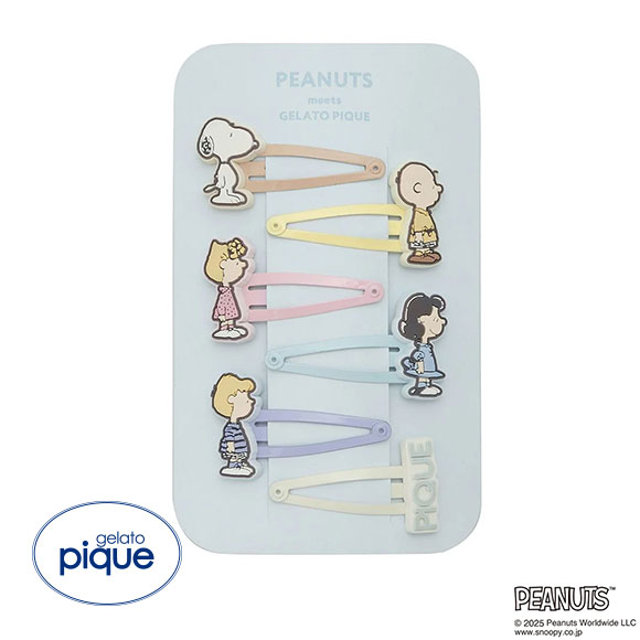 ジェラートピケ ピーナッツ ヘアピン ジェラピケ PEANUTS gelato pique