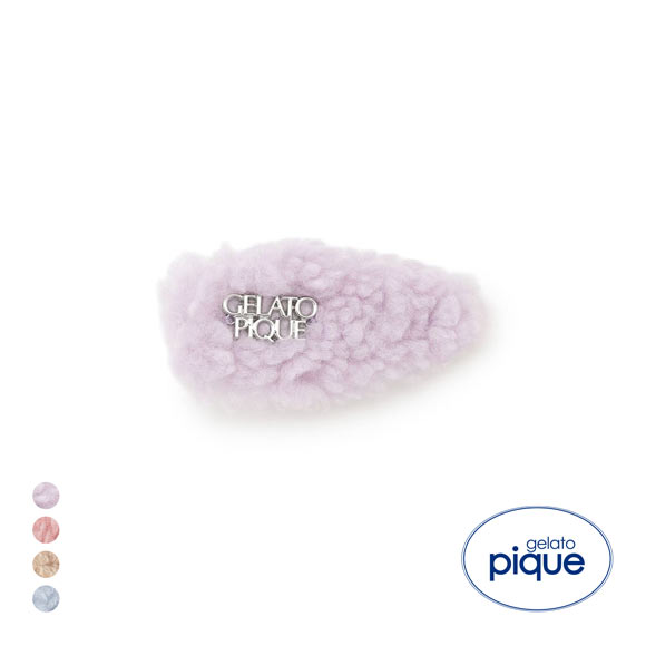 ジェラートピケ ボアヘアピン ジェラピケ gelato pique