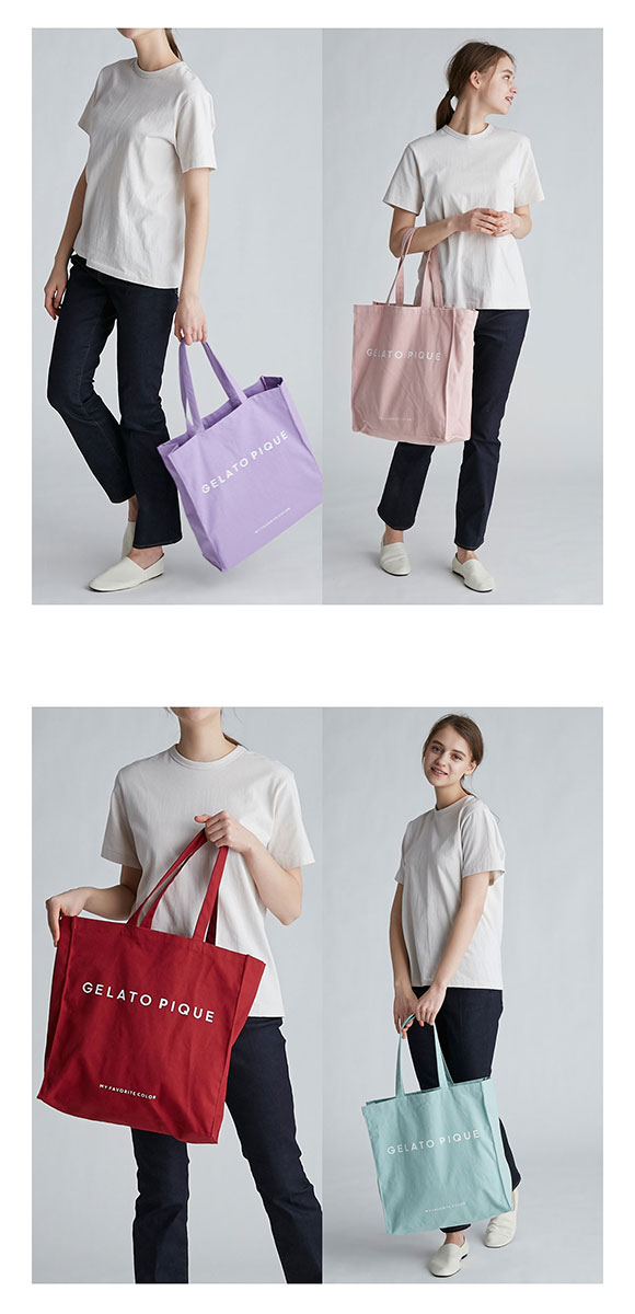 ジェラートピケ gelato pique ホビートートバッグ ジェラピケ