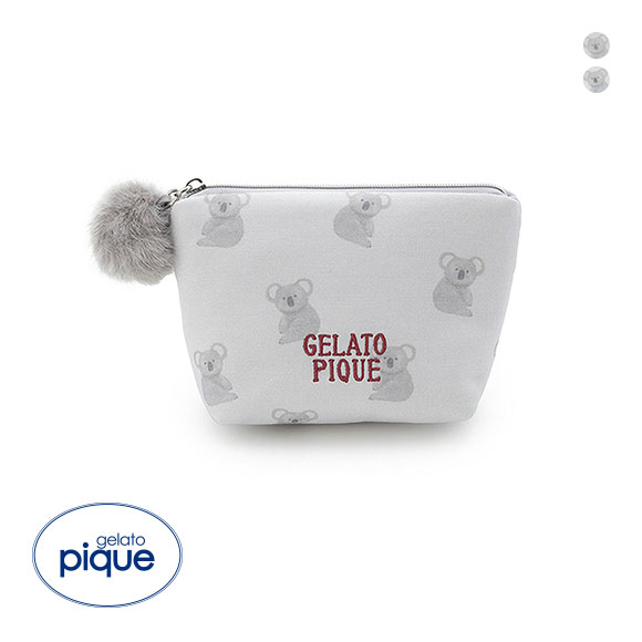 ジェラートピケ コアラ総柄ティッシュポーチ ジェラピケ gelato pique