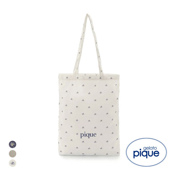 ジェラートピケ 総柄ホビートート ジェラピケ gelato pique