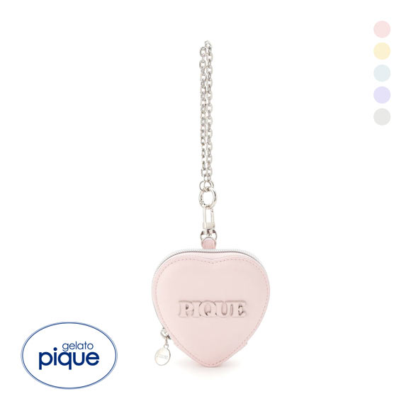ジェラートピケ ハートポーチチャーム ジェラピケ gelato pique