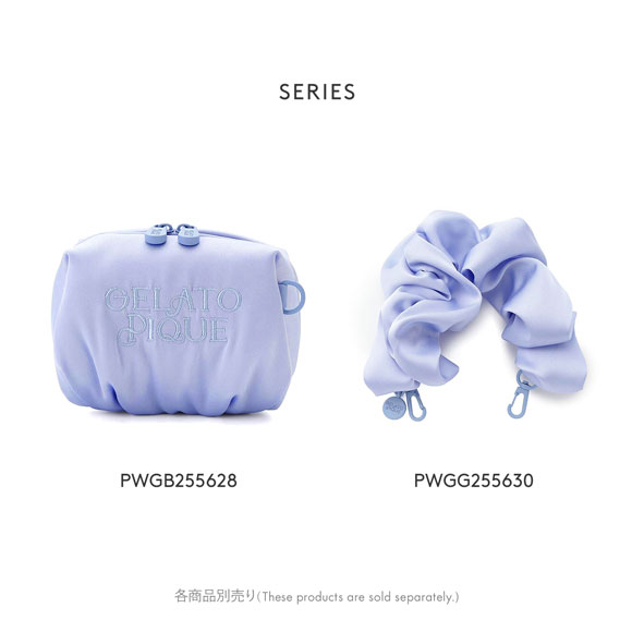 ジェラートピケ サテンギャザーポーチ ジェラピケ gelato pique