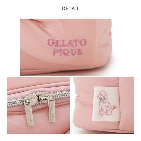 ジェラートピケ レディース プードルバニティポーチ ジェラピケ gelato pique