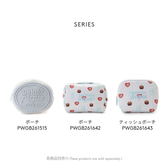 ジェラートピケ Valentine クッキーサンドポーチ ジェラピケ gelato pique バレンタイン