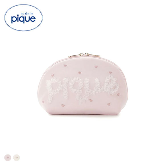 ジェラートピケ フリルロゴポーチ ジェラピケ gelato pique