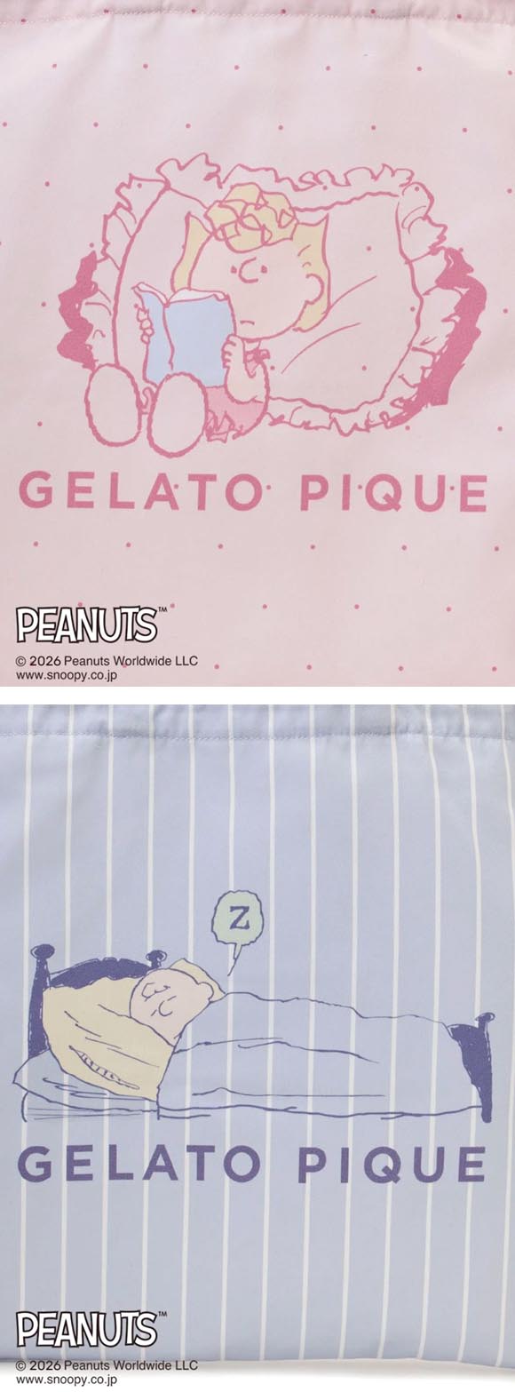 ジェラートピケ PEANUTS トートバッグ ジェラピケ スヌーピー SNOOPY gelato pique