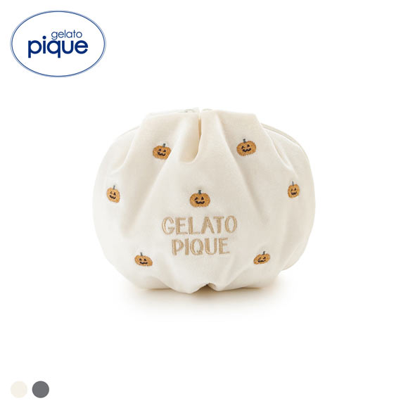 ジェラートピケ レディース HALLOWEEN モチーフ刺繍ポーチ ジェラピケ gelato pique ハロウィン