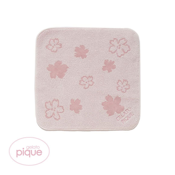 ジェラートピケ SPRING さくらハンドタオル ジェラピケ gelato pique