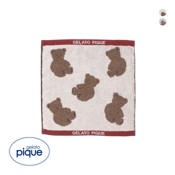 ジェラートピケ ベアハンドタオル ジェラピケ gelato pique