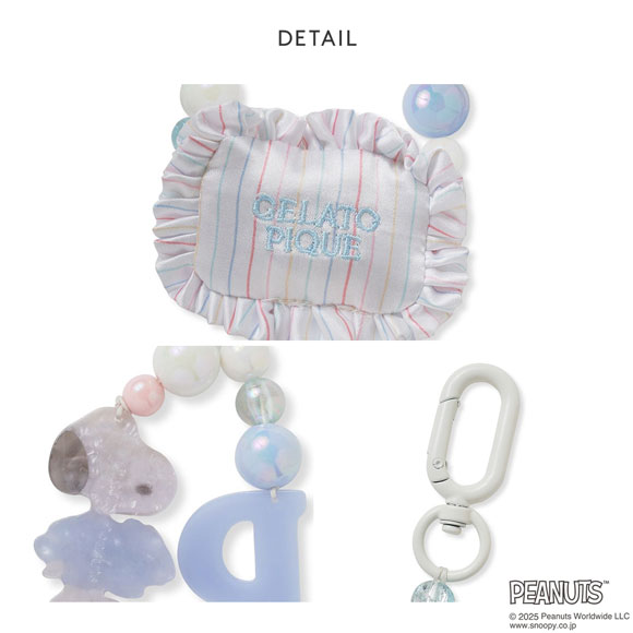ジェラートピケ PEANUTS オリジナルアートストラップ ジェラピケ gelato pique スヌーピー