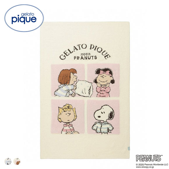 ジェラートピケ PEANUTS オリジナルアートブランケット ジェラピケ gelato pique スヌーピー