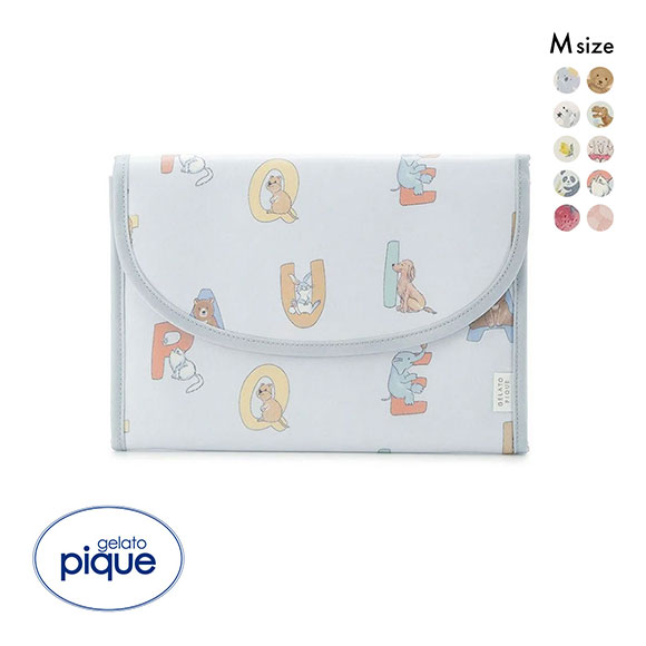 ジェラートピケ 販路限定 総柄母子手帳ケースM ジャバラM ジェラピケ gelato pique