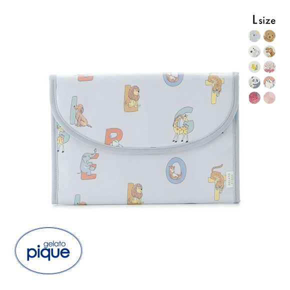 ジェラートピケ 販路限定 総柄母子手帳ケースL ジャバラL ジェラピケ gelato pique