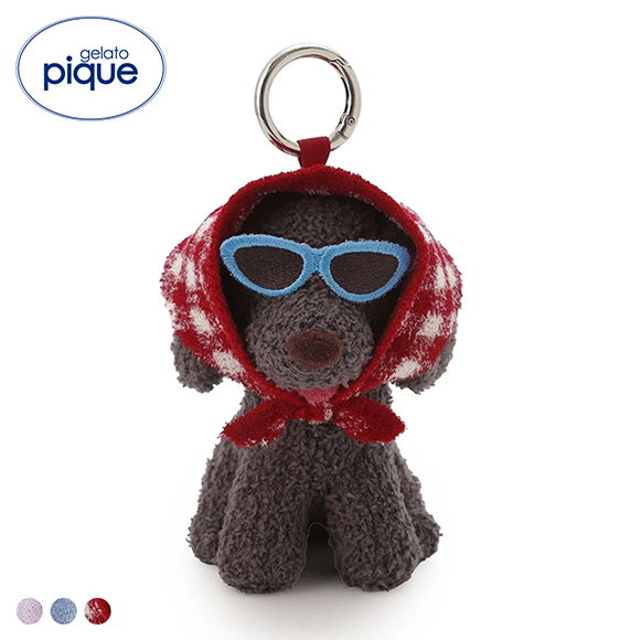 ジェラートピケ スカーフDOGチャーム ジェラピケ gelato pique