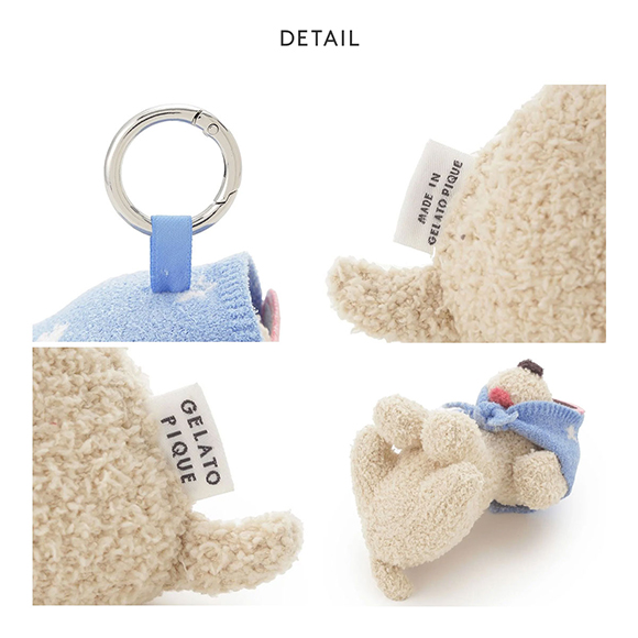 ジェラートピケ スカーフDOGチャーム ジェラピケ gelato pique