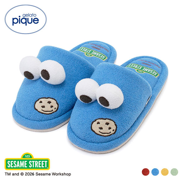 ジェラートピケ レディース SESAME STREET ルームシューズ ジェラピケ セサミストリート gelato pique